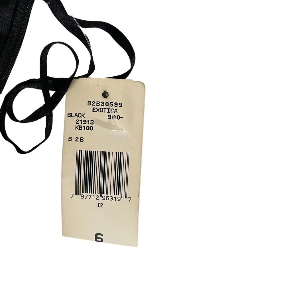 NWT Jones New York Evening Black Formal Gown Size 6 - Picture 13 of 14